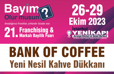 Bank Of Coffee Franchise Fuarında Yerini Aldı